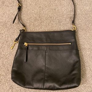 Black Fossil Fiona Crossbody